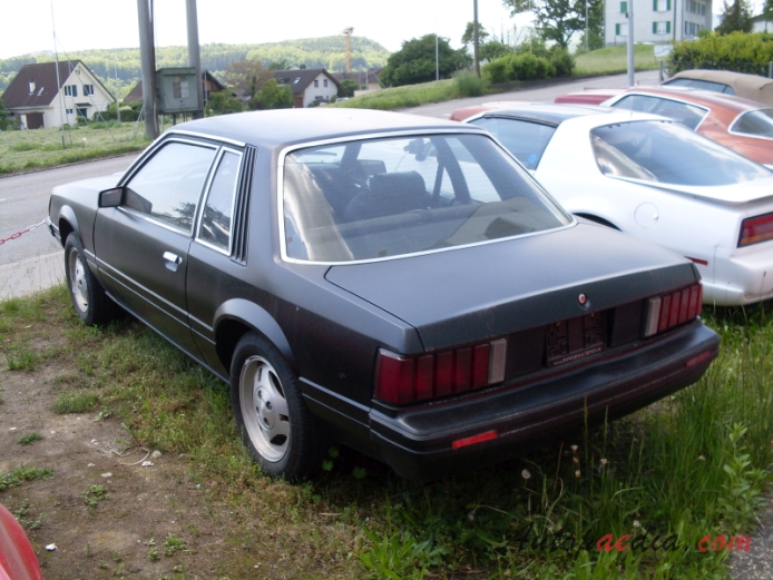 Ford Mustang 3rd generation 1979-1993 (1981 Coupé 2d),  left rear view