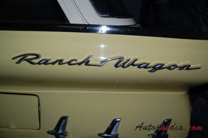 Ford Ranch Wagon 1st generation 1952-1962 (1959 estate 3d), side emblem 