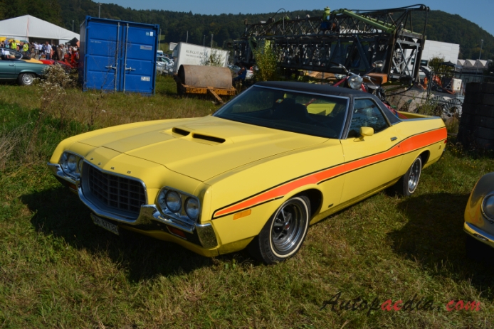 Ford Ranchero 6th generation 1972-1976 (1972 pickup 2d), left front view