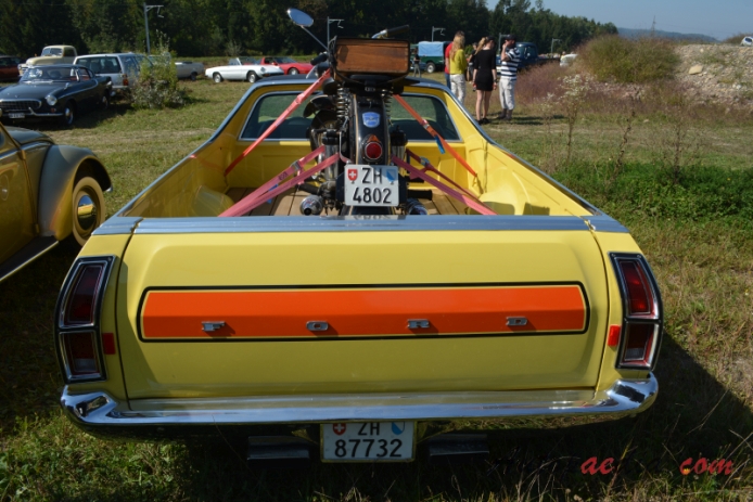 Ford Ranchero 6th generation 1972-1976 (1972 pickup 2d), rear view