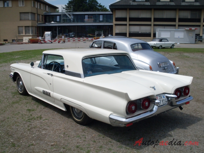 Ford Thunderbird 2nd generation 1958-1960 (1958 hardtop Coupé 2d),  left rear view