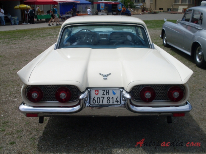 Ford Thunderbird 2nd generation 1958-1960 (1958 hardtop Coupé 2d), rear view