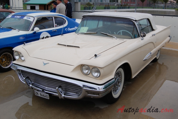 Ford Thunderbird 2nd generation 1958-1960 (1959 convetible 2d), left front view