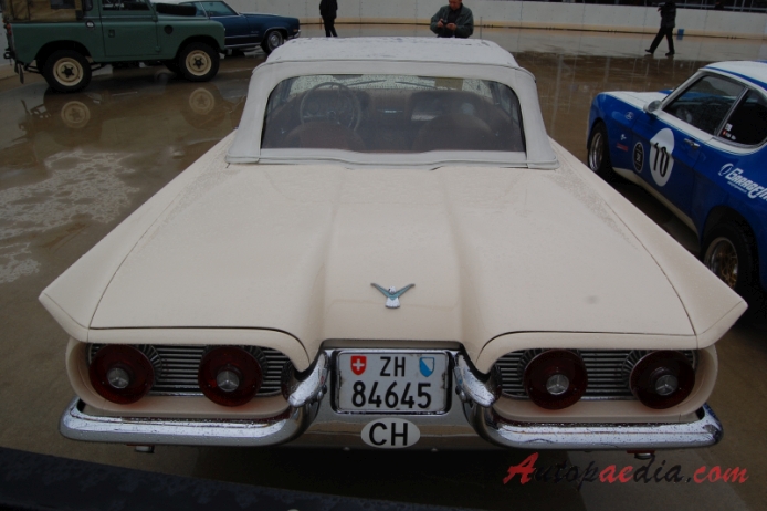Ford Thunderbird 2nd generation 1958-1960 (1959 convetible 2d), rear view