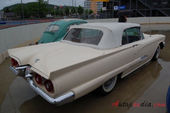 Ford Thunderbird 2nd generation 1958-1960 (1959 convetible 2d), right rear view