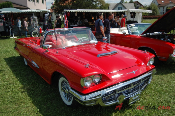 Ford Thunderbird 2nd generation 1958-1960 (1960 convetible 2d), right front view