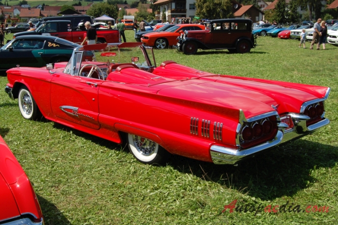 Ford Thunderbird 2nd generation 1958-1960 (1960 convetible 2d),  left rear view