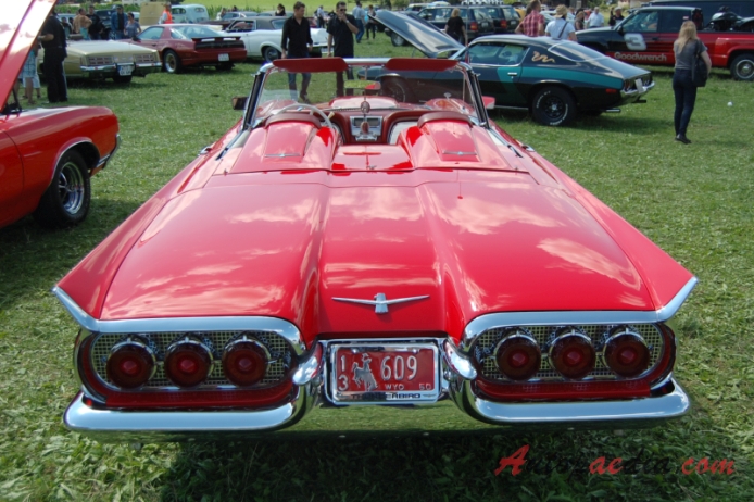 Ford Thunderbird 2nd generation 1958-1960 (1960 convetible 2d), rear view