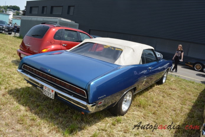 Ford Torino 1968-1976 (1970 Torino GT cabriolet 2d), right rear view