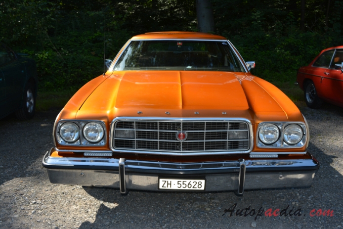 Ford Torino 1968-1976 (1973 Gran Torino Squire station wagon 5d), front view