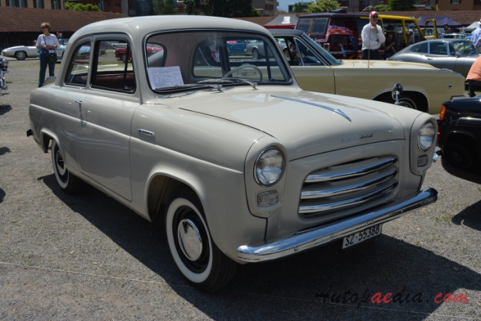 Ford Anglia 3rd generation 1953-1959 (1954 101E saloon 2d), right front view