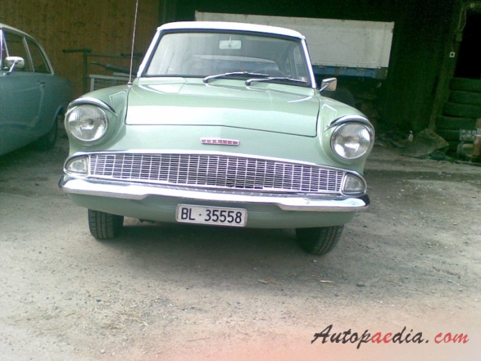 Ford Anglia 4th generation 1959-1967 (105E saloon 2d), front view