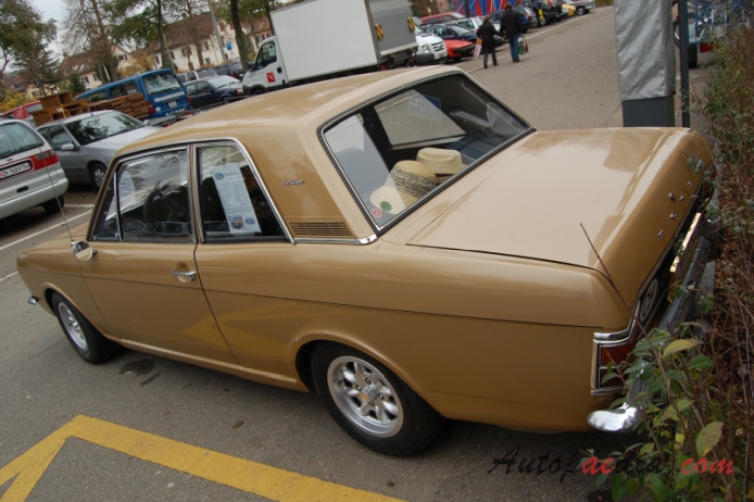 Ford Cortina Mk II 1966-1970 (1970 1600E sedan 2d),  left rear view