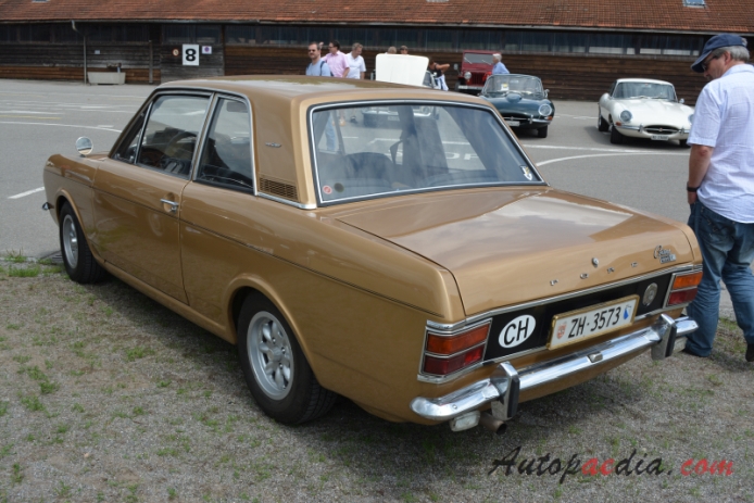 Ford Cortina Mk II 1966-1970 (1970 1600E sedan 2d), lewy tył