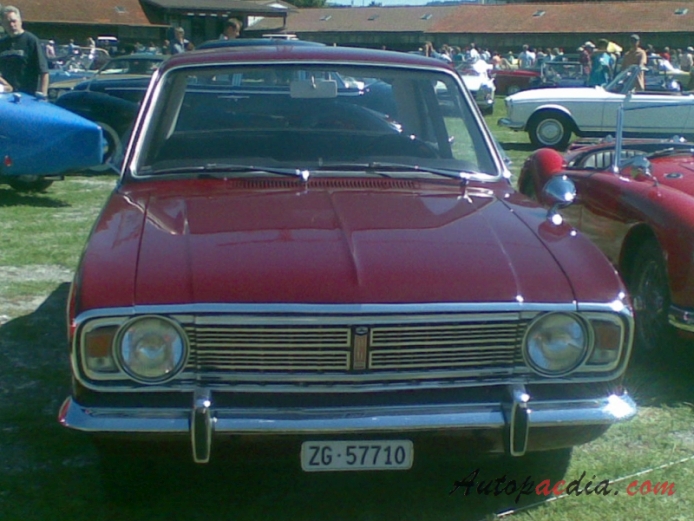 Ford Cortina Mk II 1966-1970 (sedan 2d), front view
