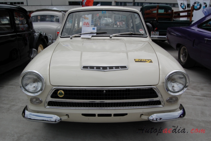 Ford Cortina Mk I 1962-1966 (1962-1964 Mk Ia Lotus Cortina sedan 2d), przód