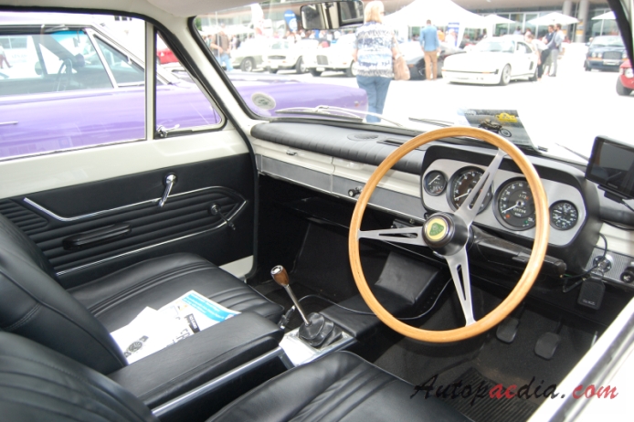 Ford Cortina Mk I 1962-1966 (1962-1964 Mk Ia Lotus Cortina sedan 2d), wnętrze