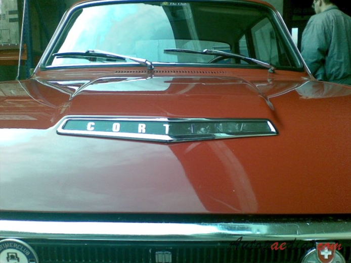 Ford Cortina Mk I 1962-1966 (1964-1966 Mk Ib GT Deluxe), emblemat przód 