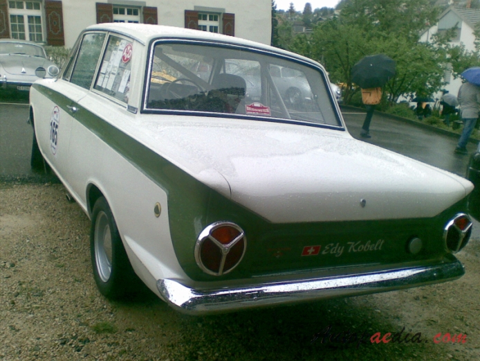 Ford Cortina Mk I 1962-1966 (1964 Mk Ia Lotus Cortina sedan 2d), lewy tył