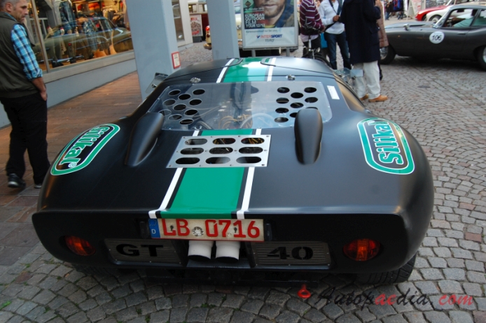 Ford GT40 1965-1968 (1966), rear view