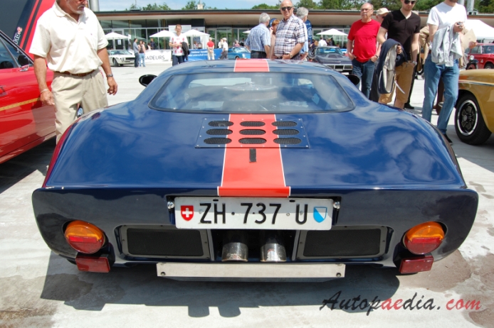 Ford GT40 1965-1968 (replica), rear view