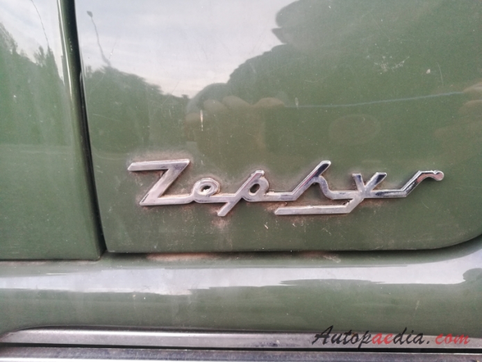 Ford Zephyr Mark I 1951-1956 (Zephyr Six sedan 4d), emblemat przód 