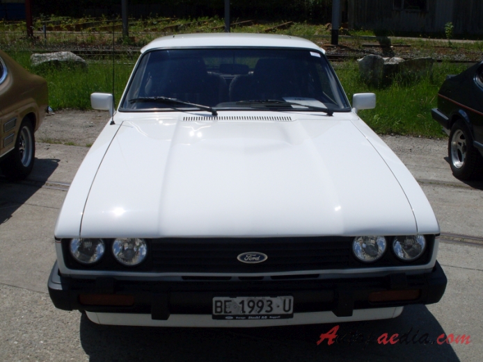 Ford Capri Mk III 1978-1986 (1981 Ford Capri 2.8 Injection hatchback 3d), front view