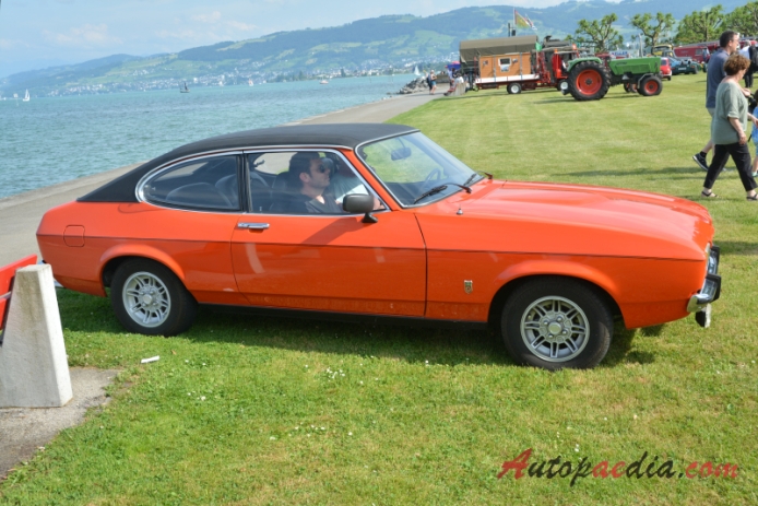 Ford Capri Mk II 1974-1978 (1974 Ford Capri 2300 GT hatchback 3d), prawy bok