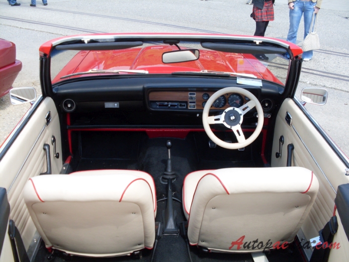 Ford Capri Mk I 1969-1974 (1969-1972 Ford Capri Mk Ia cabriolet 2d), wnętrze