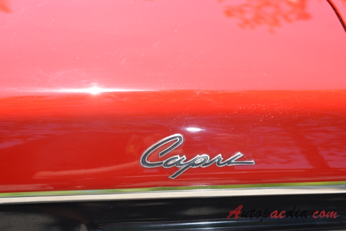 Ford Capri Mk I 1969-1974 (1970-1972 Ford Capri 2300 GT XLR Coupé 2d), emblemat tył 