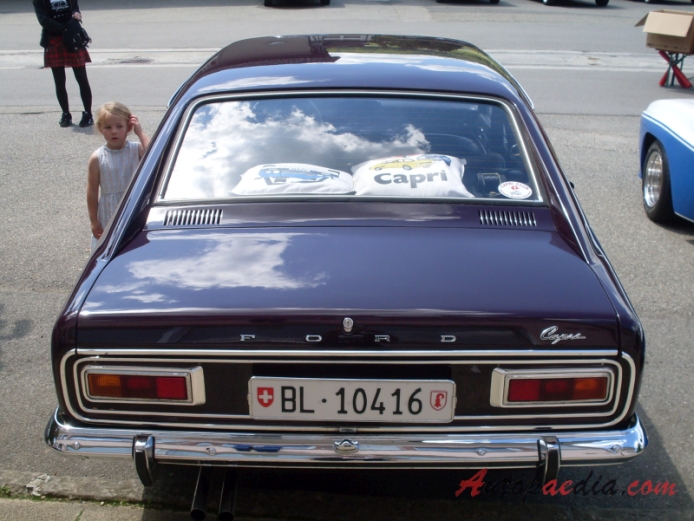 Ford Capri Mk I 1969-1974 (1970-1972 Ford Capri 3000E Coupé 2d), tył