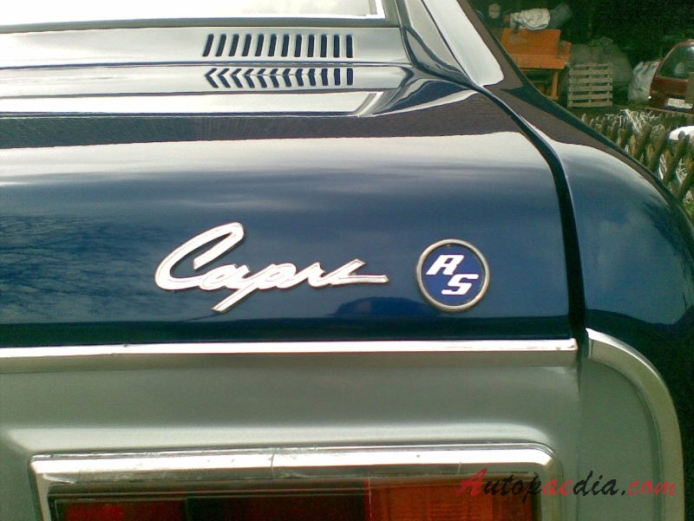 Ford Capri Mk I 1969-1974 (1971-1972 Ford Capri RS 2600 Coupé 2d), emblemat tył 