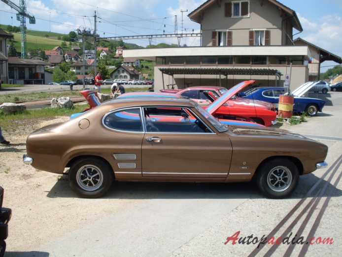 Ford Capri Mk I 1969-1974 (1972 Ford Capri 1500 XLR Coupé 2d), prawy bok