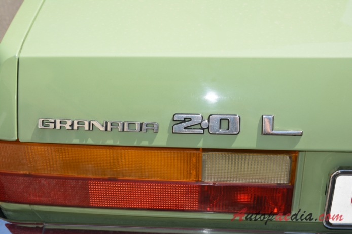 Ford Granada Mark II 1977-1985 (1977-1981 Ford Granada 2.0 L sedan 4d), emblemat tył 
