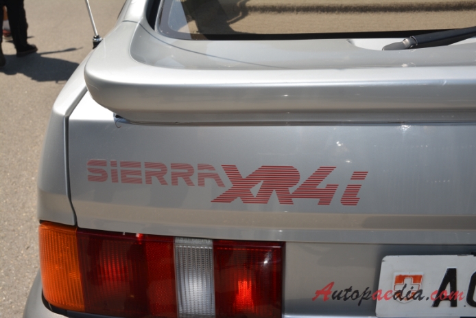 Ford Sierra Mk I 1982-1987 (1983-1985 Ford Sierra XR4i liftback 3d), rear emblem  