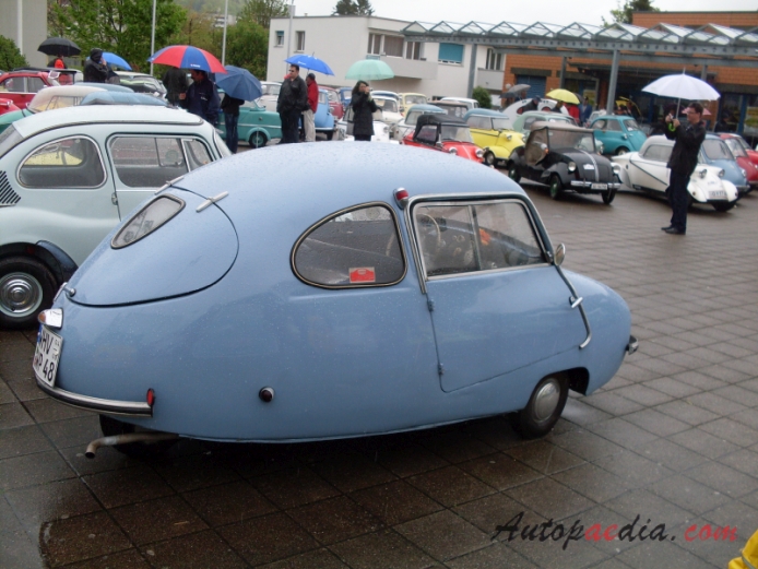 Fuldamobil 1950-1969 (1955 S1 NWF), prawy bok