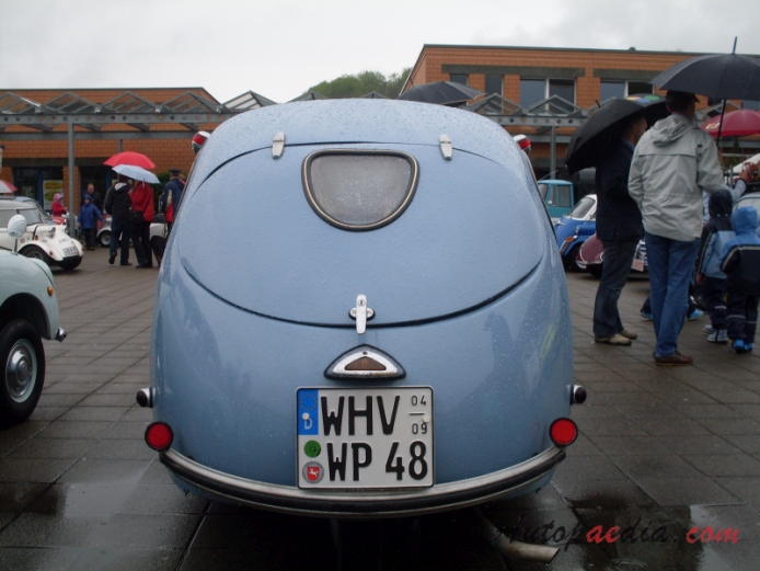Fuldamobil 1950-1969 (1955 S1 NWF), rear view