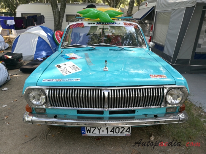 GAZ 24 Volga 1967-1985 (1976-1985 sedan 4d), front view