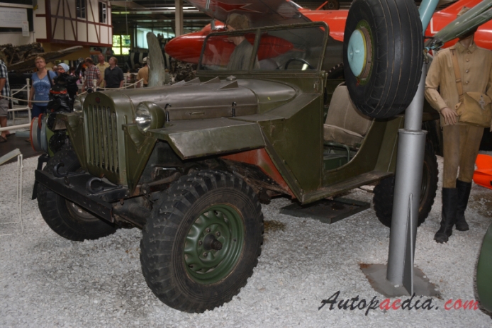 GAZ 67 1943-1953 (1943 GAZ 67B off-road), lewy przód