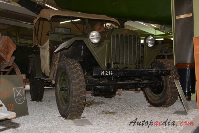 GAZ 67 1943-1953 (1943 GAZ 67B off-road), prawy przód