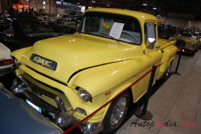 GMC Blue Chip Series 1955-1959 (1955 150 pickup 2d), lewy przód