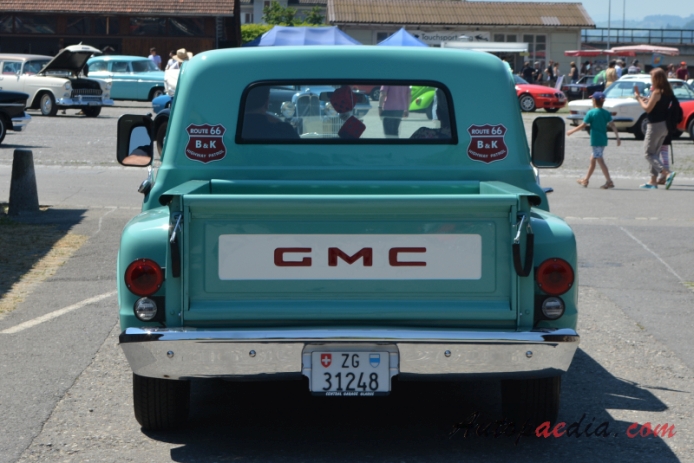 GMC C-K Series 2nd generation 1967-1972 (1967 Custom pickup 2d), rear view