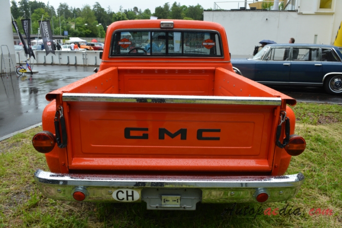 GMC C-K Series 2nd generation 1967-1972 (1971 1500 Sierra pickup 2d), rear view