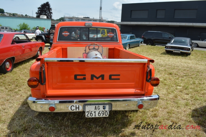 GMC C-K Series 2nd generation 1967-1972 (1971 1500 Sierra pickup 2d), rear view