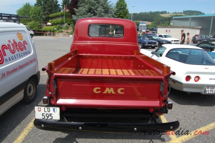 GMC New Design Series 1947-1955 (1947-1951 pickup 2d), rear view
