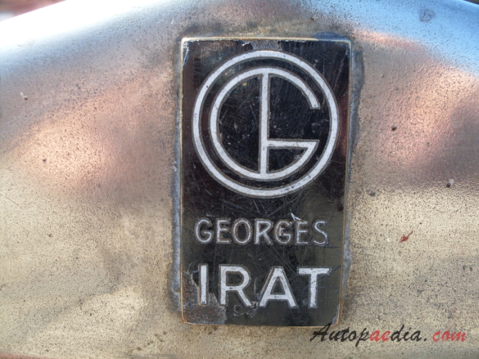 Georges Irat nieznany model (roadster), emblemat przód 