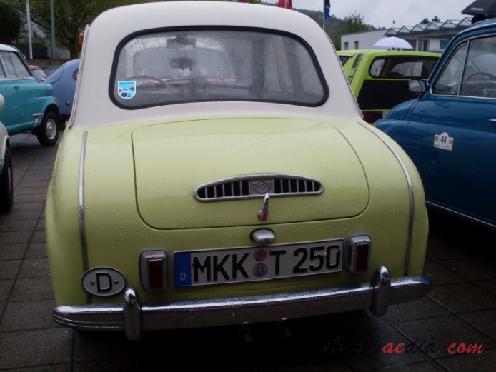 Glas Goggomobil T 1955-1969 (1956 250), tył