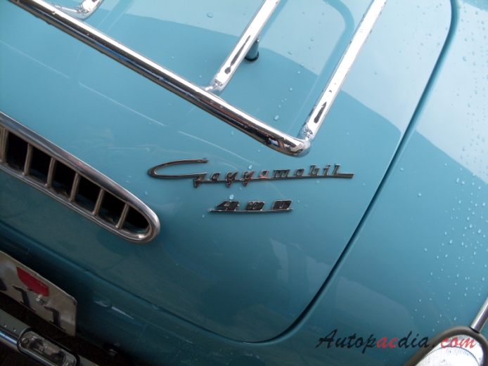 Glas Goggomobil T 1955-1969 (1957-1964 400), emblemat tył 