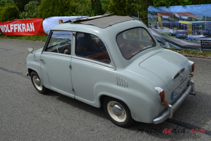 Glas Goggomobil T 1955-1969 (1957 300), lewy tył
