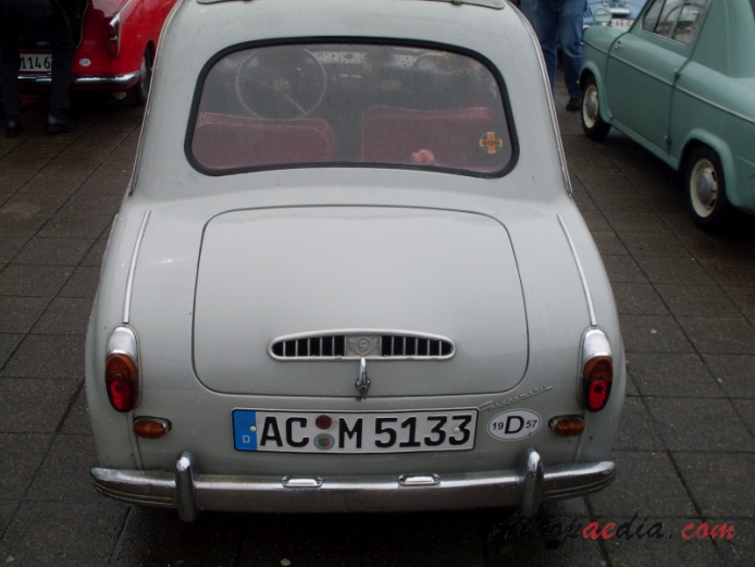 Glas Goggomobil T 1955-1969 (1957 300), tył
